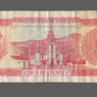 1989 Venezuela 5 Bolivares