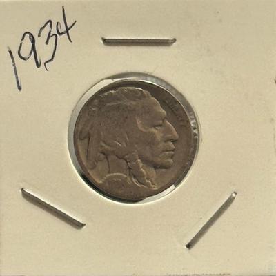 1934 Buffalo Nickel