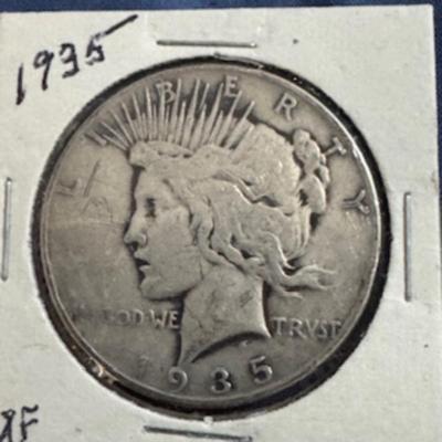 1935 Peace Dollar