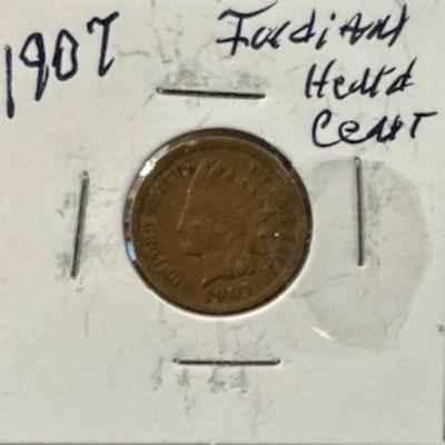 1907 Indian Head Penny