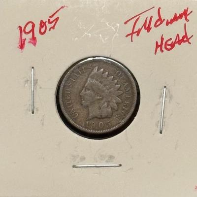 1905 Indian Head penny