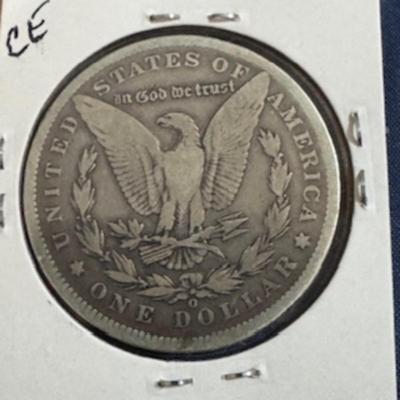 1889 O Morgan Silver Dollar