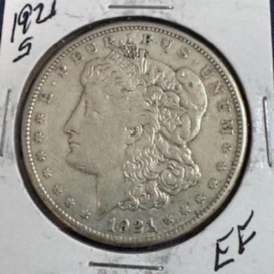 1921 S  Morgan Silver Dollar