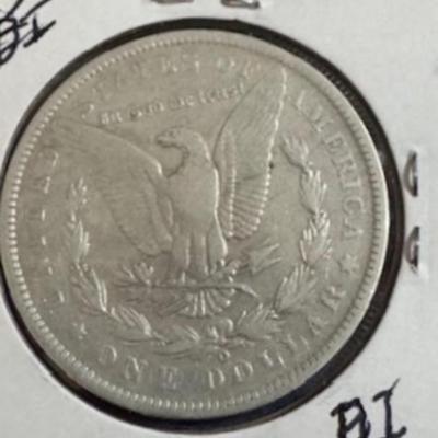 1889 O  Morgan Silver Dollar