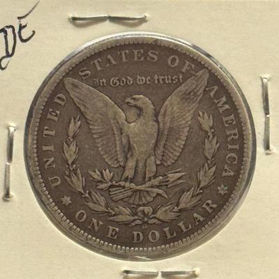 1881 O Morgan Silver Dollar