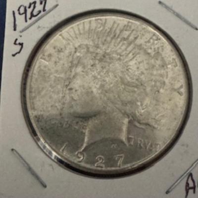 1927 S  Peace Dollar