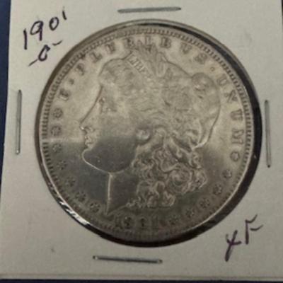 1901 O Morgan Silver Dollar