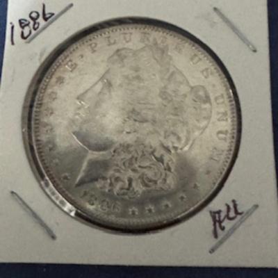1886 Morgan Silver Dollar