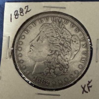 1882 Morgan Silver Dollar