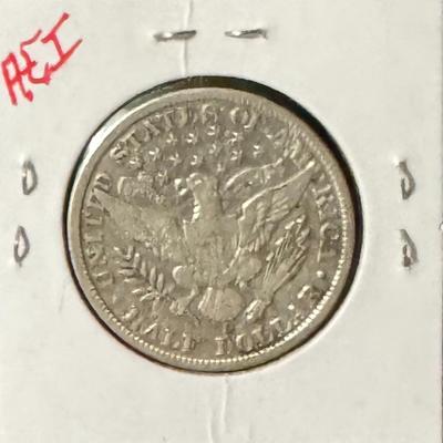 1906 D Barber Half Dollar