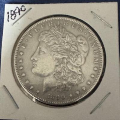 1890 Morgan Silver Dollar