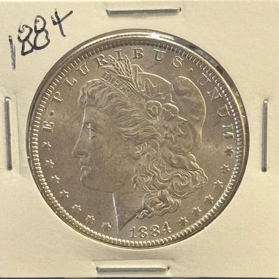 1884 Morgan Silver Dollar
