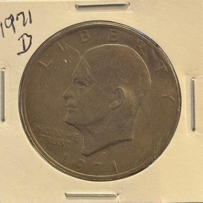 1971 D Eisenhower Dollar