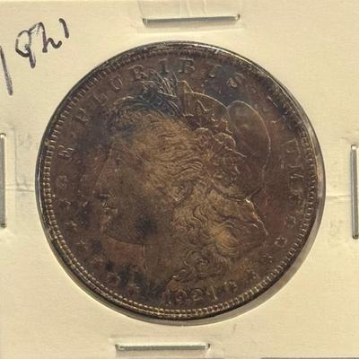1921 Morgan Silver Dollar