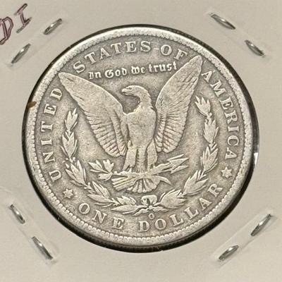 1887 O  Morgan Silver Dollar