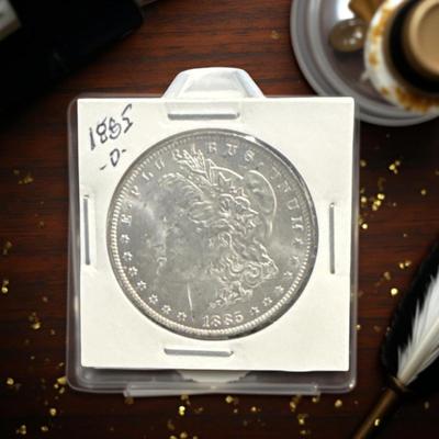 1885 O Morgan Silver Dollar