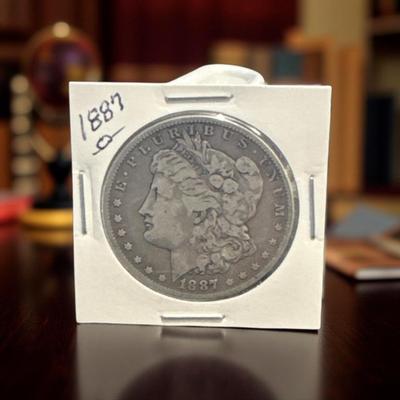 1887 O  Morgan Silver Dollar