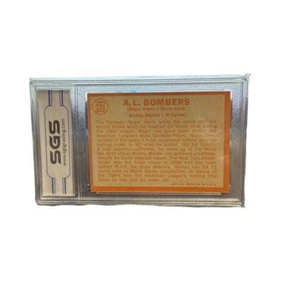 1964 Topps A.L.Bombers Maris, Cash, Mantle, Kaline 4 VG-EX