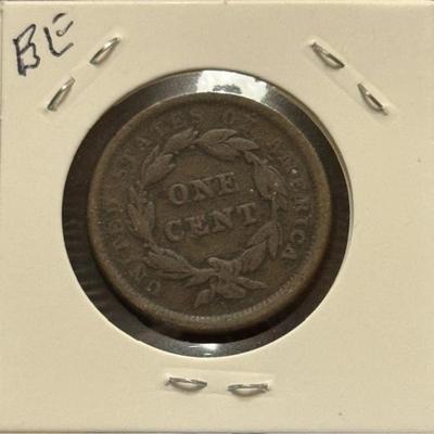 1840 Coronet Head Cent