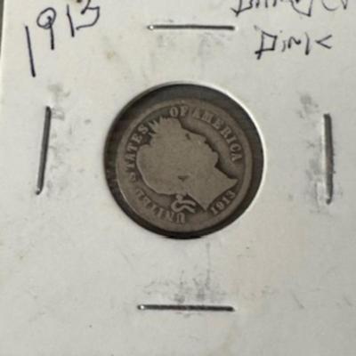 1913 Barber Dime