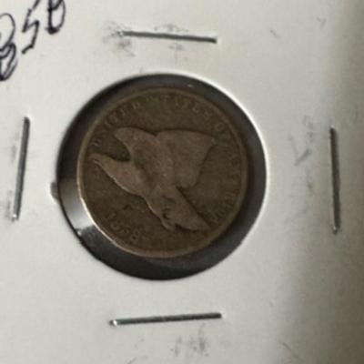 1858 Flying Eagle Cent