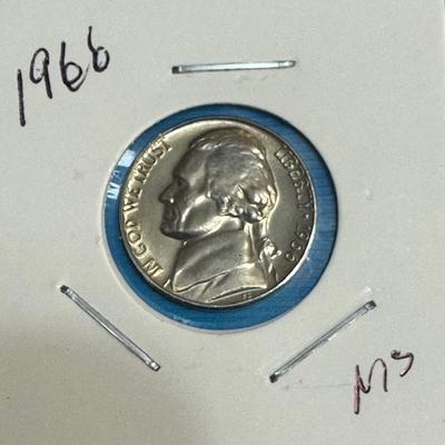 1966 Jefferson Nickel (MS)