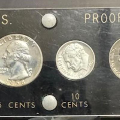 1958 Proof Coins