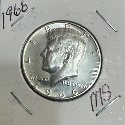 1966 Kennedy Half Dollar MS+