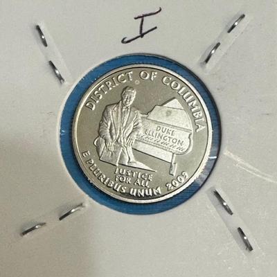 2009 S Proof Quarter District of Columbis