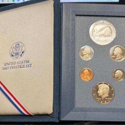 United States 1987 Prestige Set