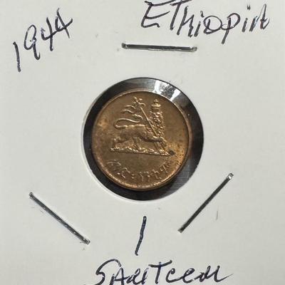 1944 Ethiopin 1 Santeen