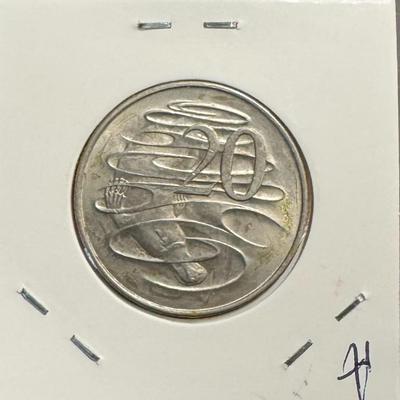 1966 Austrialia 20 Cents