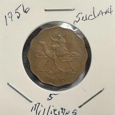 1956 Sudan 5 Milliemes