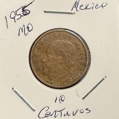 1956 MO Mexico 10 Centavos