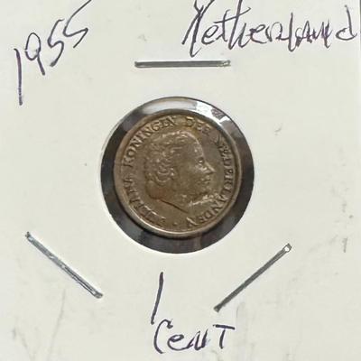 1955 Netherlands 1 Cent
