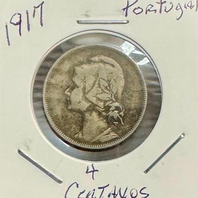 1917 Portugal 4 Centacos 