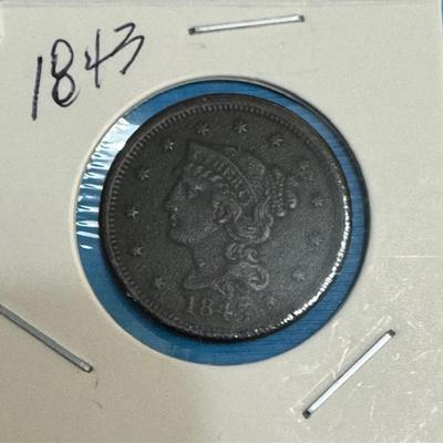 1843 Large Cent