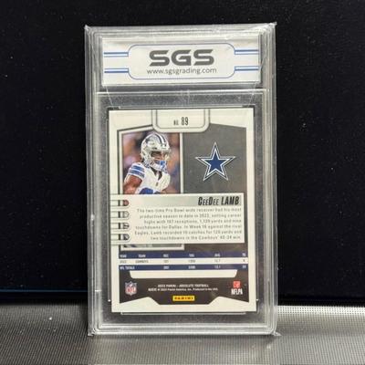 2023 CeeDee Lamb Panini Absolute Graded 10
