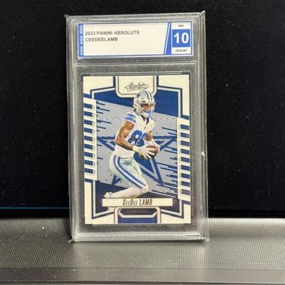 2023 CeeDee Lamb Panini Absolute Graded 10