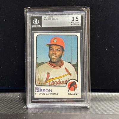 1973 Topps #190 Bob Gibson Graded 3.5 VG
