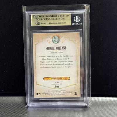 2018 Topps Gypsy Queen Shohei Ohtani RC Graded 9.5 Gen MT