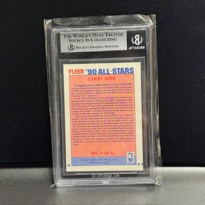 1990-91 Fleer Larry Bird All Star Graded 5