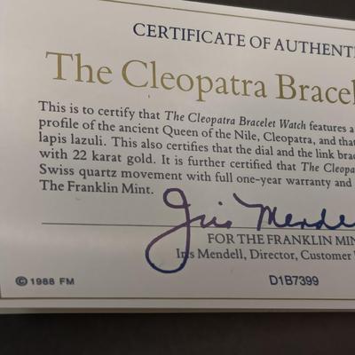 NEW CLEOPATRA BRACELET WATCH