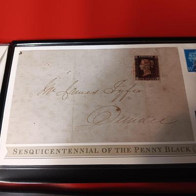 PEARL BLACK .925 SILVER CROWN COIN AND FIRST DAY COVER