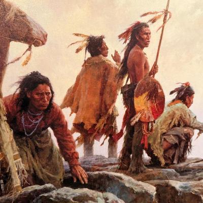 Howard Terpning "The Force of Nature Humbles All Men" Limited Ed. 96 / 250