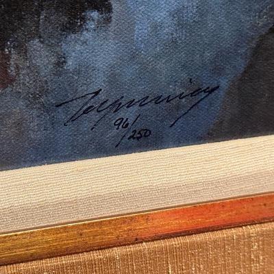 Howard Terpning "The Force of Nature Humbles All Men" Limited Ed. 96 / 250