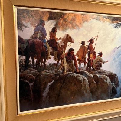 Howard Terpning "The Force of Nature Humbles All Men" Limited Ed. 96 / 250