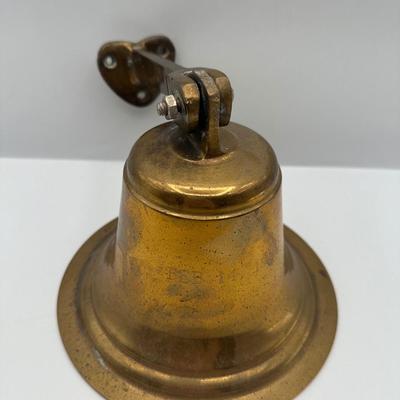 Vintage Wall Mount Bell Engraved Feb. 14 1980