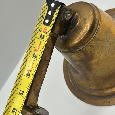Vintage Wall Mount Bell Engraved Feb. 14 1980
