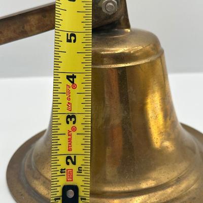 Vintage Wall Mount Bell Engraved Feb. 14 1980